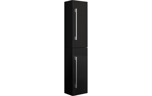 VCM Badezimmerregal Badinos 33 x 150 cm Schwarz