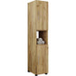 VCM Badezimmerregal Flandu 31 x 160 cm Braun/Grau