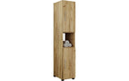 Badschrank Flandu 31 x 160 cm Braun/Grau von VCM