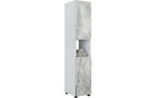 Badschrank Flandu 31 x 160 cm Braun/Grau von VCM