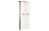 VCM Badezimmerregal Balusa 42 x 180 cm Braun/Weiss