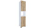 Badschrank Flandu 31 x 160 cm Braun/Grau von VCM