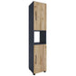 VCM Badezimmerregal Flandu 31 x 160 cm Braun/Grau