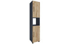 Badschrank Flandu 31 x 160 cm Braun/Grau von VCM