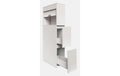 Badezimmerschrank Tasalo 25x131 cm Weiss VCM