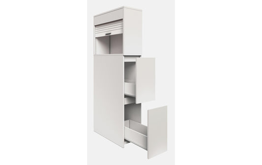 VCM Badezimmerregal Tasalo 25 x 131 cm Weiss