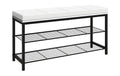 Schuhschrank Taliro 90x48 cm Schwarz/Weiss von VCM