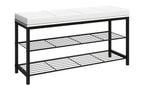 Schuhschrank Taliro 90x48 cm Schwarz/Weiss von VCM