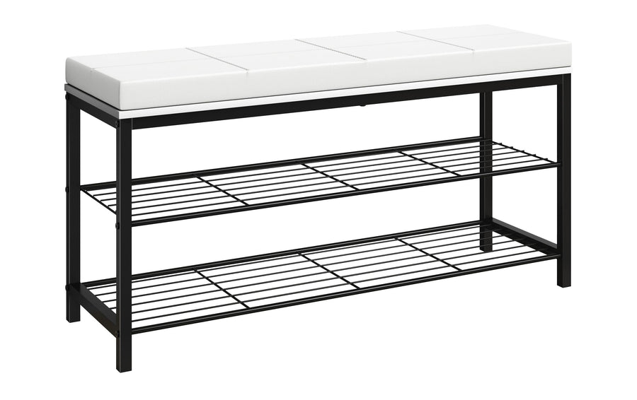 Schuhschrank Taliro 90x48 cm Schwarz/Weiss von VCM