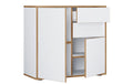 Kommode Salia B80 79x74 cm Braun/Weiss von VCM