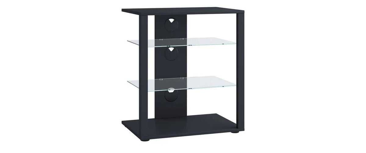 TV- & Hifi-Möbel Folas 60 x 41 cm Schwarz von VCM