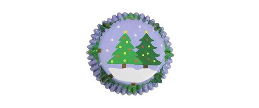 PME Cupcake-Förmchen Papier, Weihnachtsbaum, 30 Stück