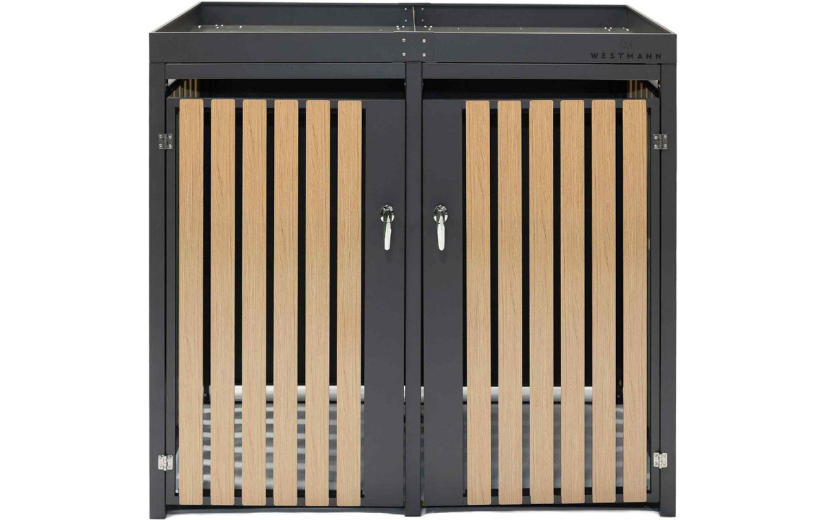 WESTMANN Gartenbox Braun/Anthrazit