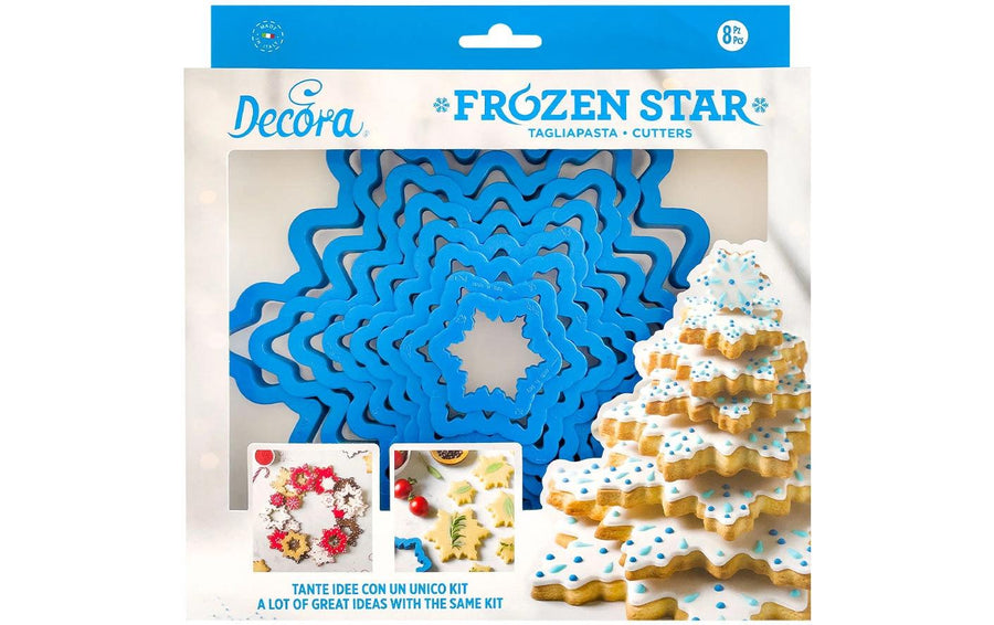 Decora Ausstechformen Schneeflocken-Baum Set - 8 Stk