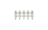 House Doctor Garderobe Cleo – Silber, 50 × 22 cm