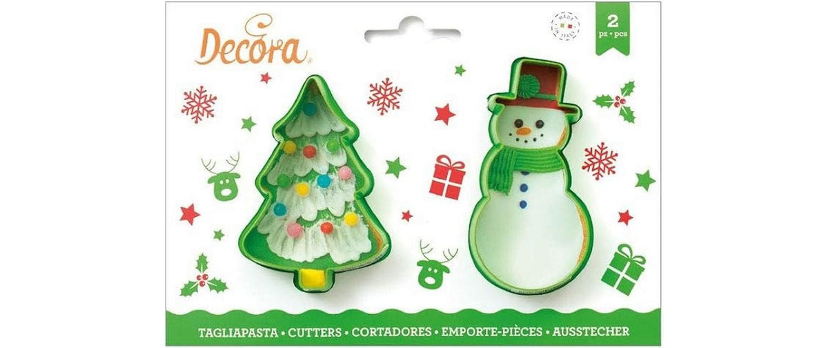 Decora Schneemann Kunststoff Rot