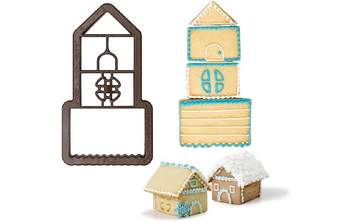 Decora 3D-Haus-Ausstecher Kunststoff Braun