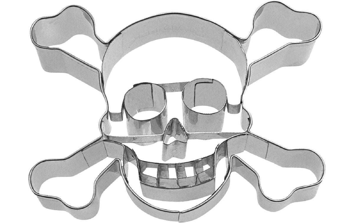 Ausstecher Totenkopf Mit Prägedetails Von Städter