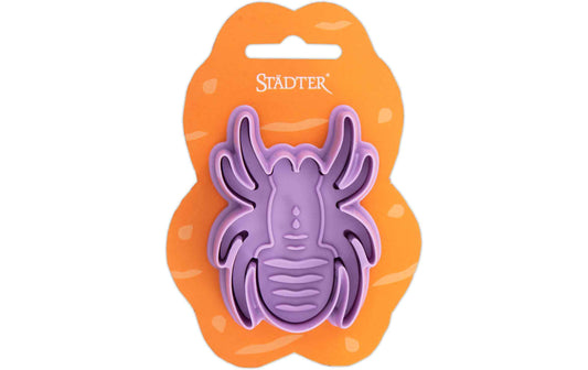 Städter Präge-Ausstecher Spinne 4.3 x 7 cm, Lila