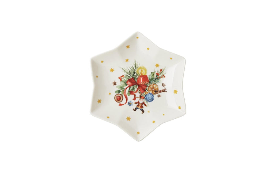 Weihnachtsschale Sternschale 24cm Porzellan Hutschenreuther
