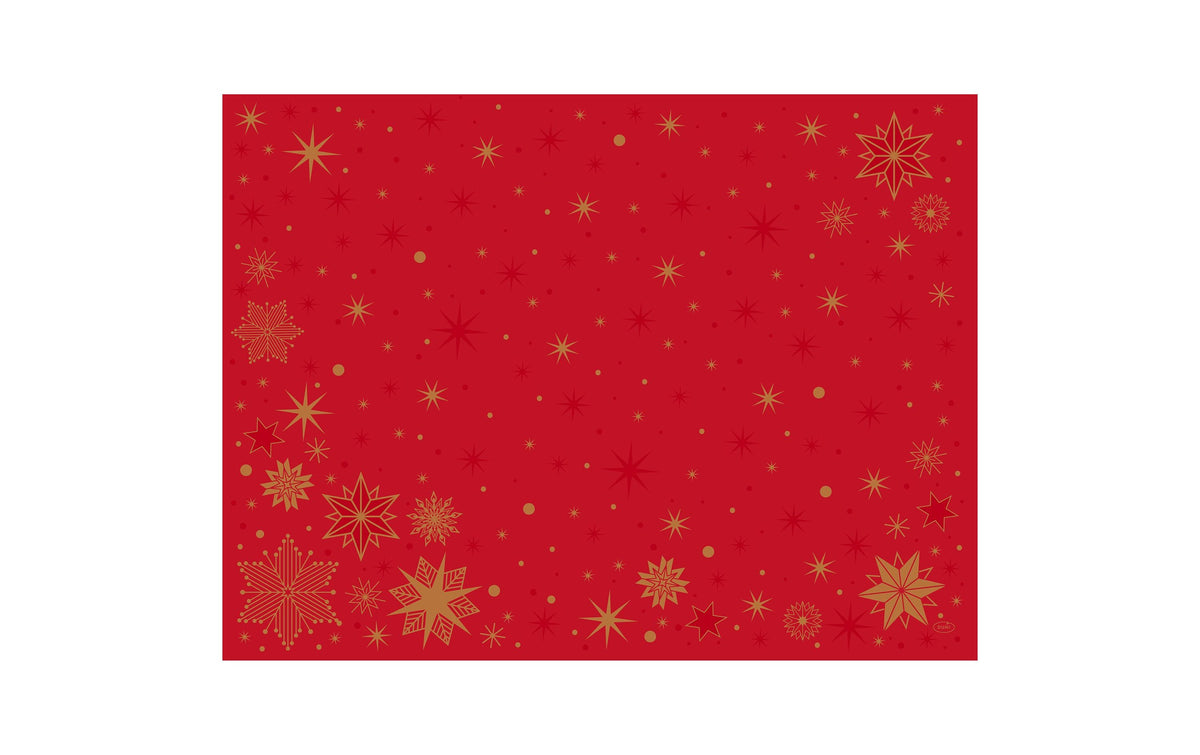 Weihnachten am Tisch Tischset Stargazing Rot 30x40cm Duni