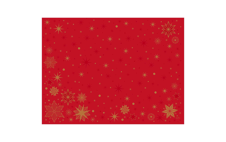 Weihnachten am Tisch Tischset Stargazing Rot 30x40cm Duni
