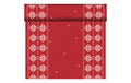 Tischläufer Knitted Traditions 24mx40cm Rot Duni Bio