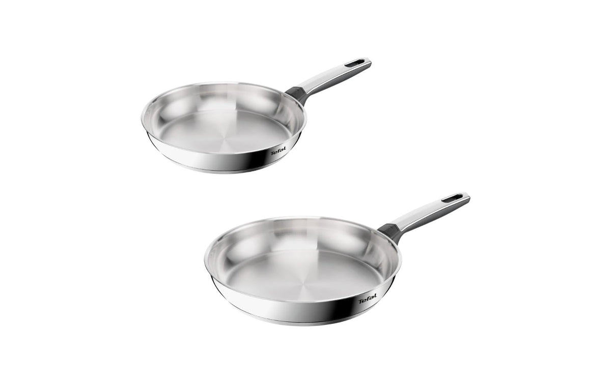Pfannenset Edelstahl 2-teilig Für Alle Herdarten Emotion+ Tefal