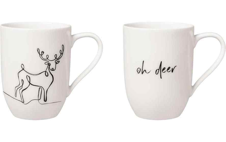 Weihnachten am Tisch Tassenset Rentier 2-teilig Villeroy & Boch