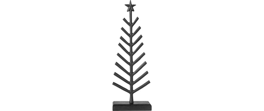 Villeroy & Boch Dekoration Baum Metall schwarz 30 cm Weihnachtsdeko, Schwarz