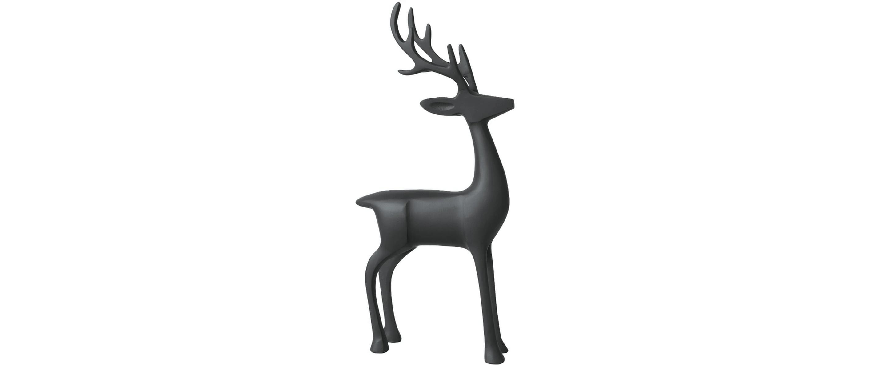 Weihnachtsfigur Hirsch Gold Metall Villeroy & Boch