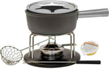 Heidi Cheese Line Fondue-Set 14 Teile, Schwarz