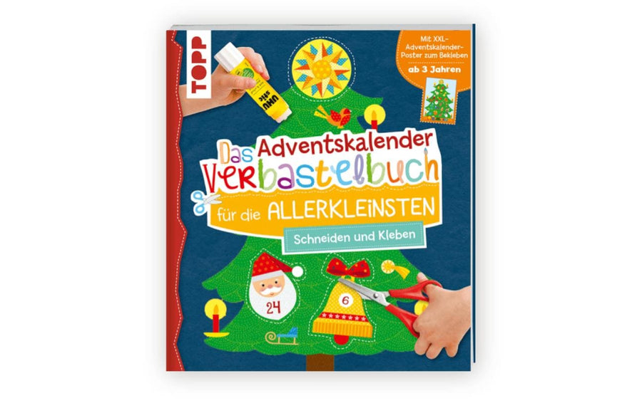 Frechverlag Adventskalender-Verbastelbuch mit XXL-Poster