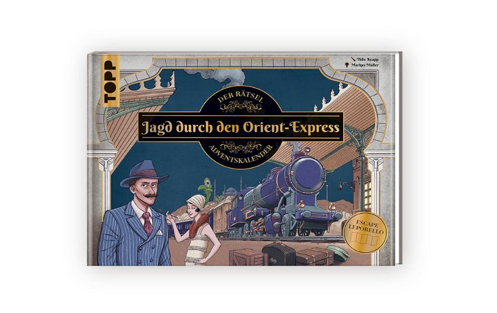 Frechverlag Jagd durch den Orient-Express – Rätsel-Adventskalender