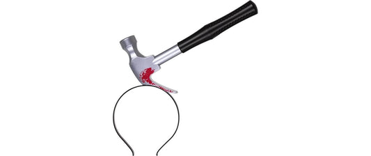 Partydeco Haarreif Hammer 1 Stück