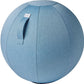 VLUV Sitzball aus Stoff, hellblau, mit Tragegriff