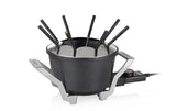 Princess Fondue Premium 10 Teile, Schwarz/Silber