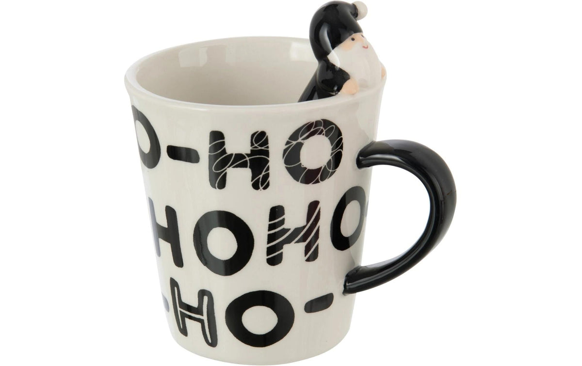 Weihnachtstasse Weiss/Schwarz von Jolipa