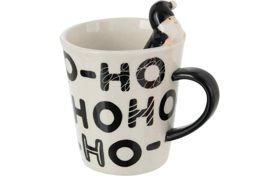 Weihnachtstasse Weiss/Schwarz von Jolipa