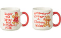 Weihnachtstassen 2er Set Rot Weiss Jolipa