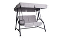 Creative Living Hollywoodschaukel Brio Grau – Gartenmöbel für zwei Personen, 153 cm breit Garteneinrichtung Creative Living