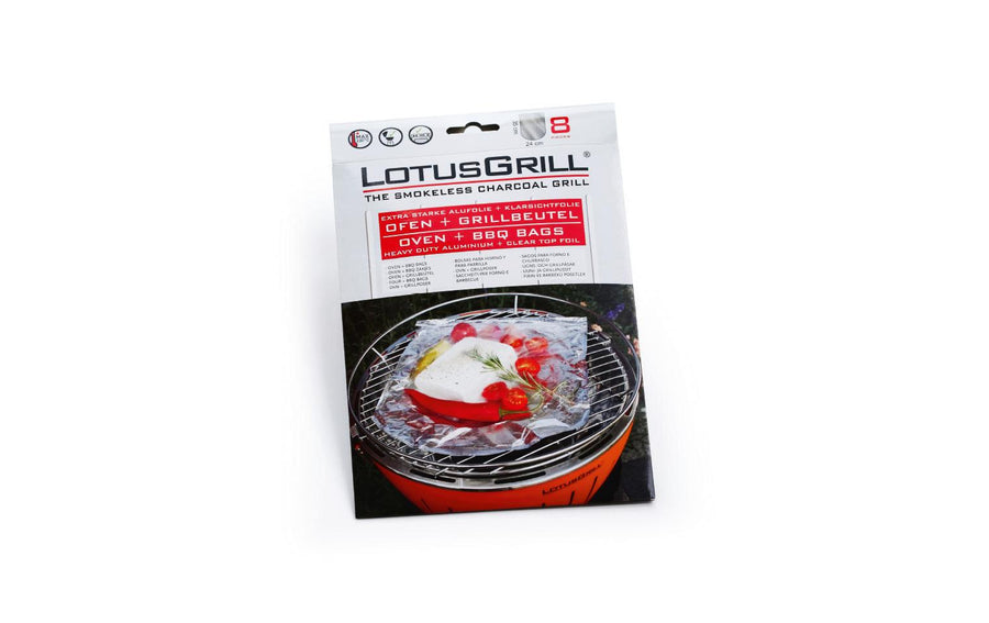 LotusGrill Grillbeutel Aluminium Hitzeschutz für Grill und Picknick Grills & Feuerstellen LotusGrill