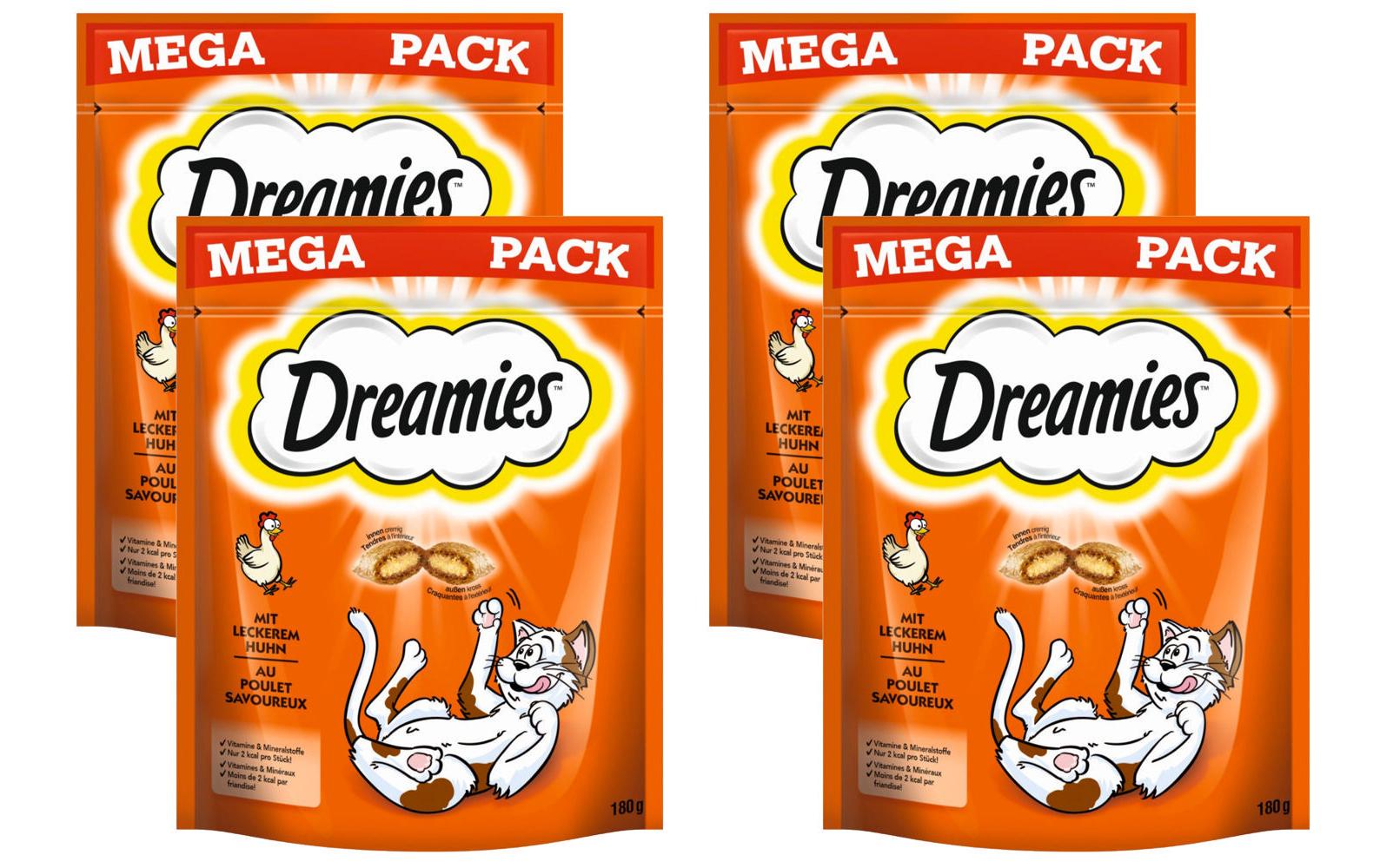 Dreamies Snack mit Huhn 4x180g
