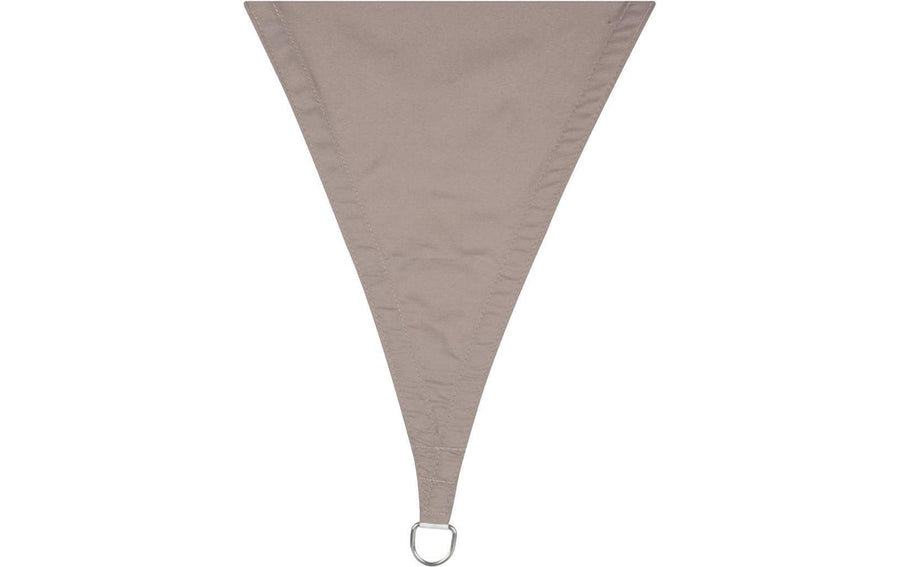 Perel Sonnensegel dreieck wasserabweisend braungrau 5x5x5 m Garteneinrichtung Perel