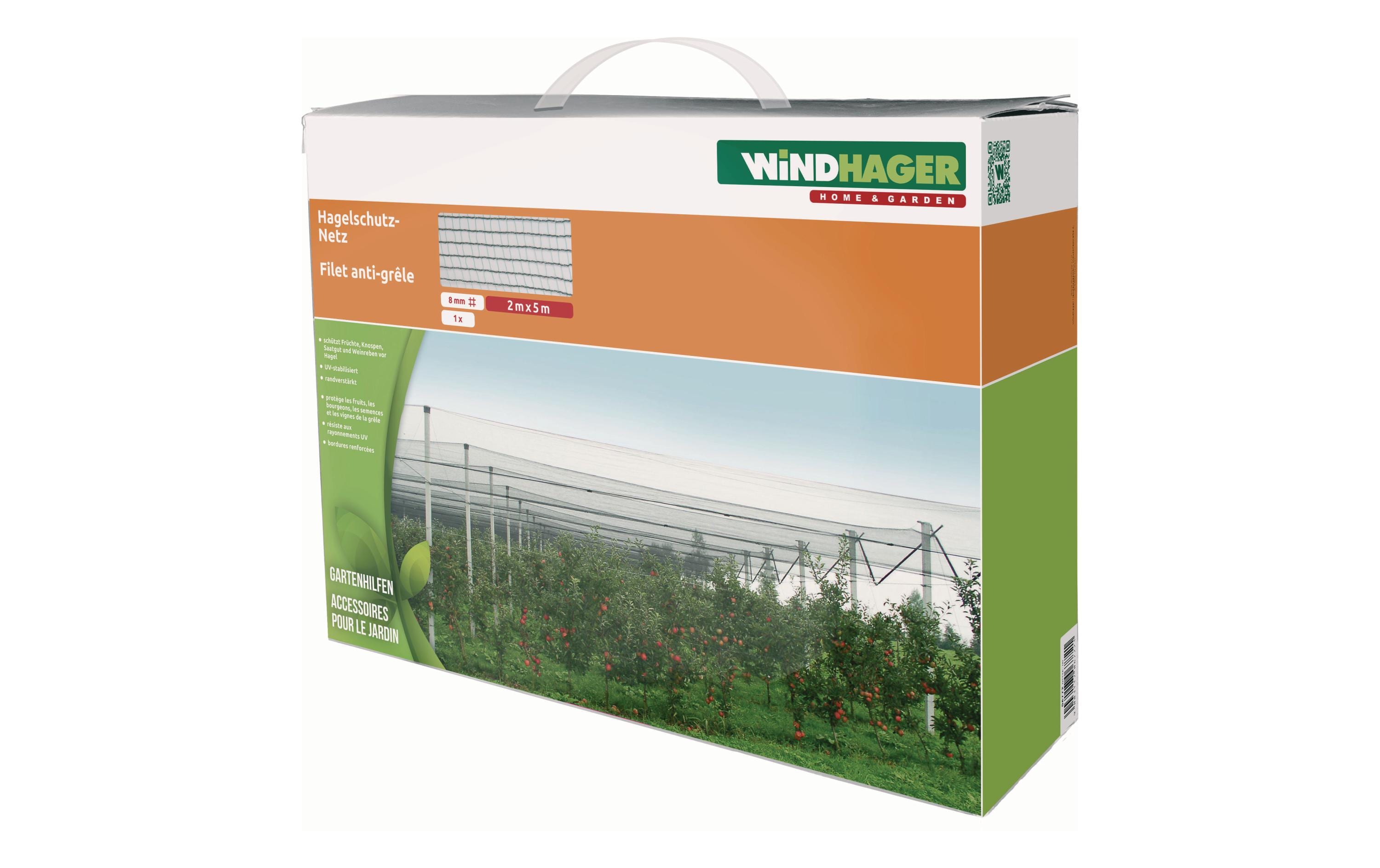 Windhager Hagelschutz-Netz 2x5m Grün