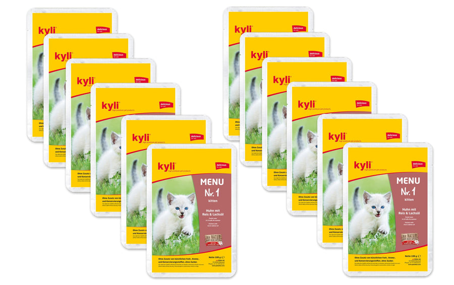 kyli Nassfutter Menu Nr. 1 Kitten 12x100g