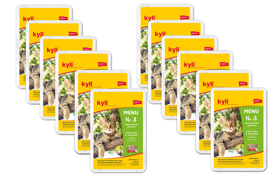 kyli Nassfutter Menu Nr. 3 Sensitive 12x100g