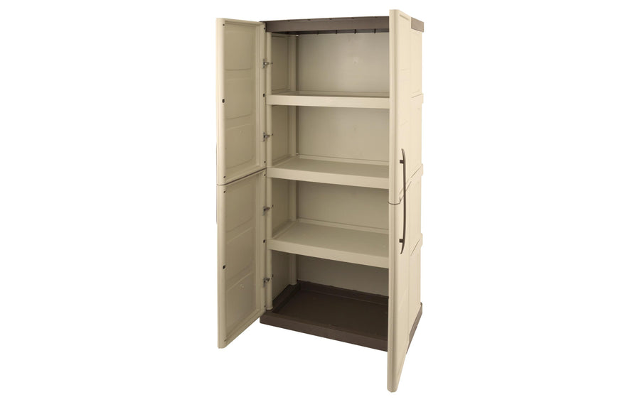 ArtPlast Gartenschrank wetterfest Kunststoff 450l Garteneinrichtung Art Plast