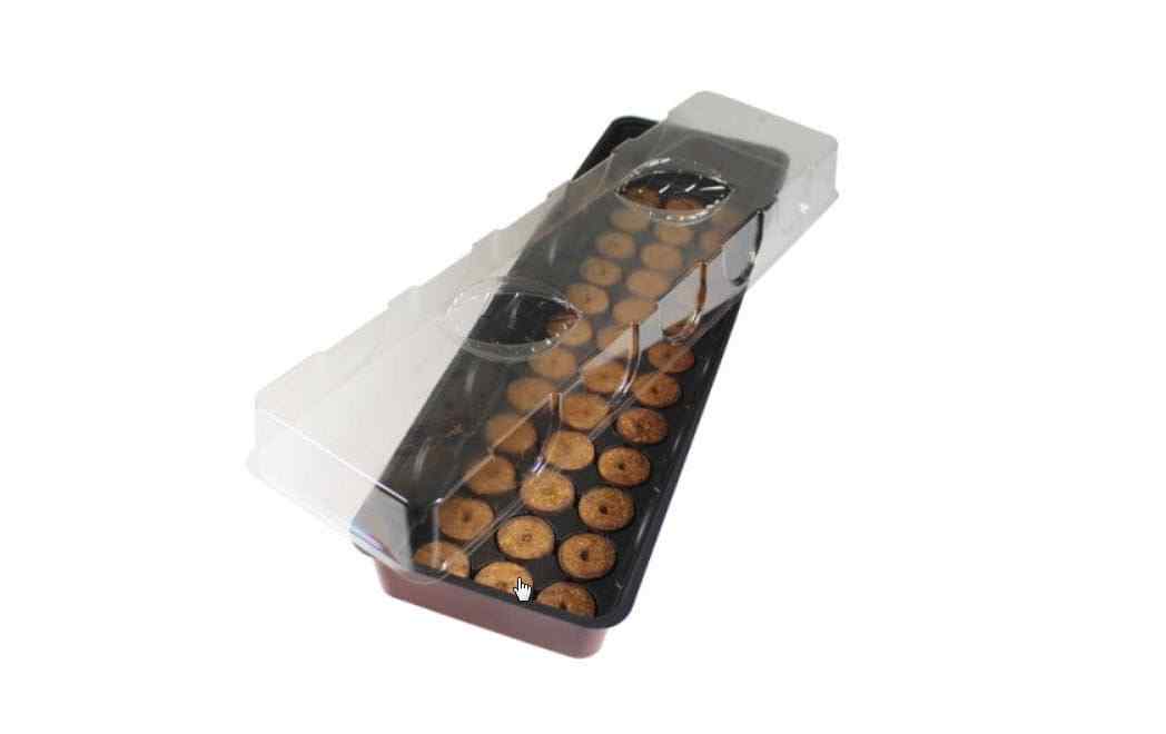 Windhager Fensterbank-Treibhaus mit 36 Quell-Tabs