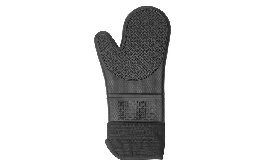 Moha Schutzhandschuh Silikon hitzebeständig Schwarz Einheitsgröße Grills & Feuerstellen Moha